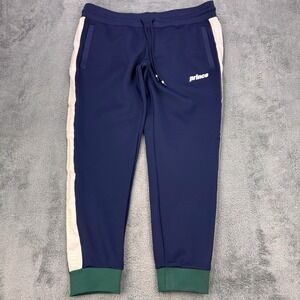Prince Pickleball Jogger Pants Men XL Navy‎ Athletic Tennis Lounge Jog
